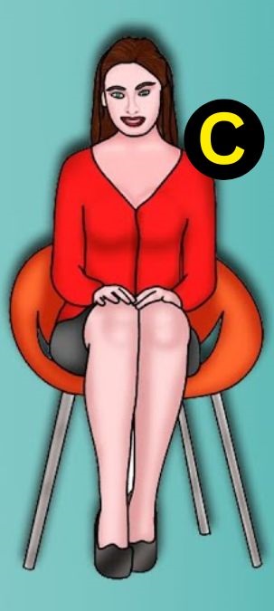 sitting position personality test