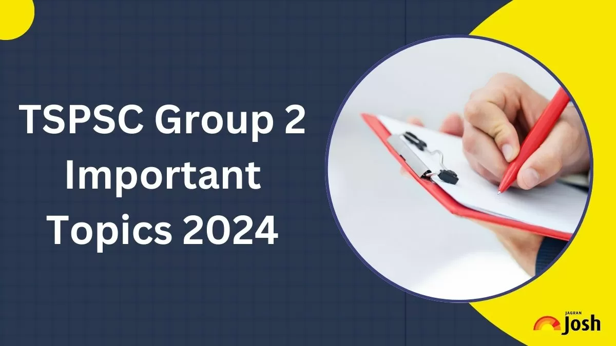 TSPSC Group 2 Important Topics