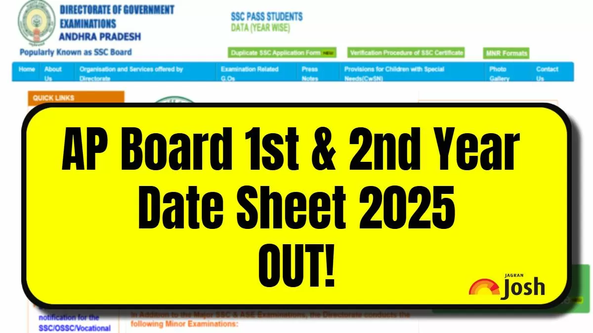 Get here Andhra Pradesh Inter Exam Timetable 2025.