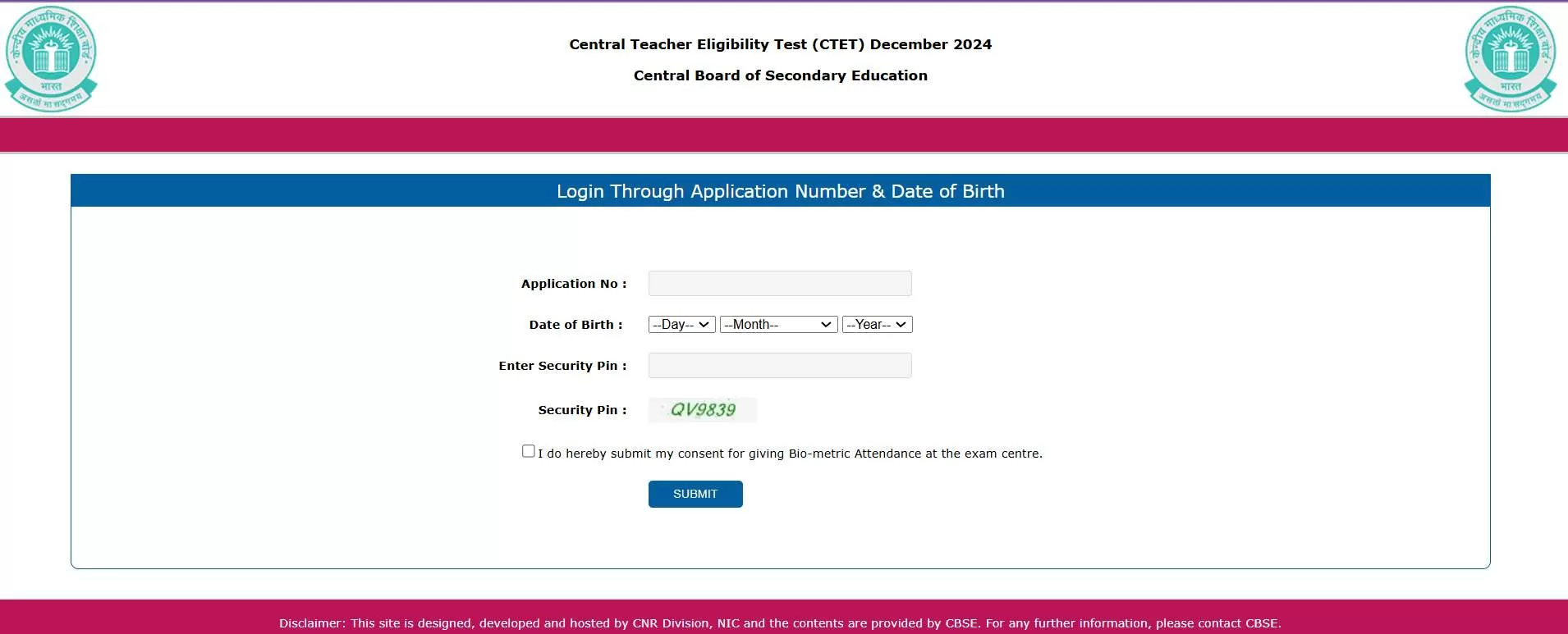 CTET Admit Card 2024 Out 