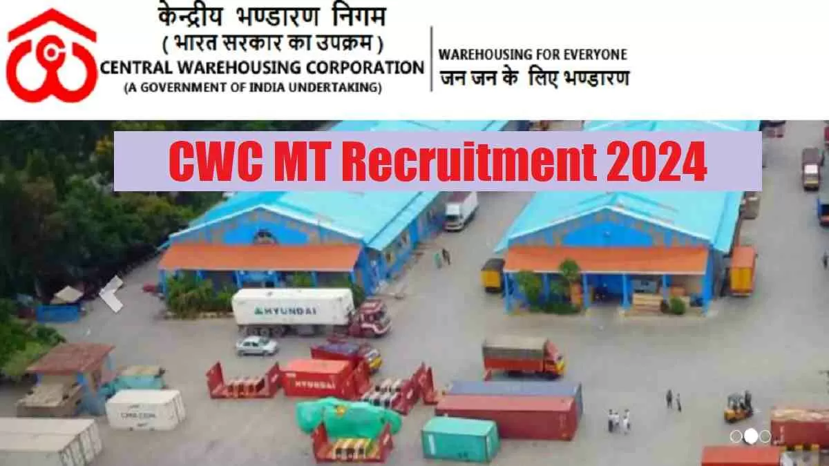 Get all details for CWC  Recruitment 2024 here apply online