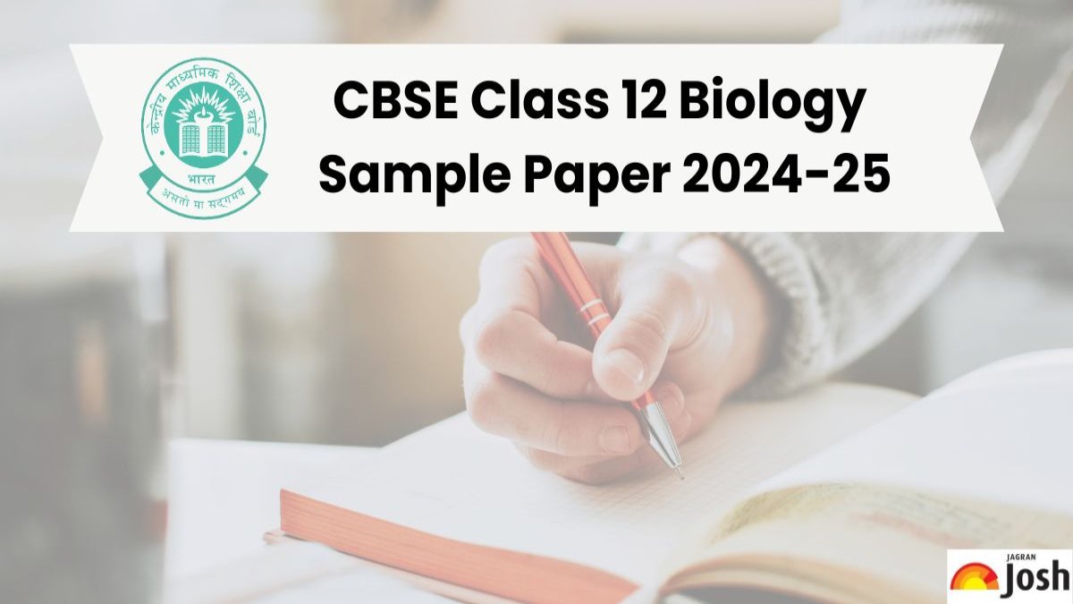 CBSE Class 12 Biology Sample Paper 2024-25: FREE PDF Download! 