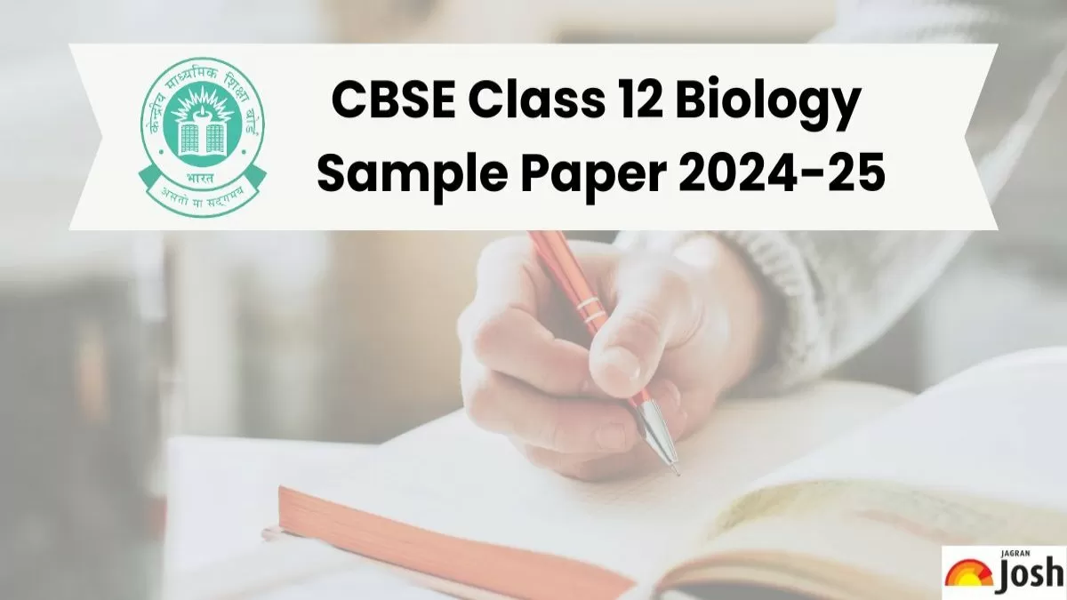 CBSE Class 12 Biology Sample Paper 2024-25 With Marking Scheme