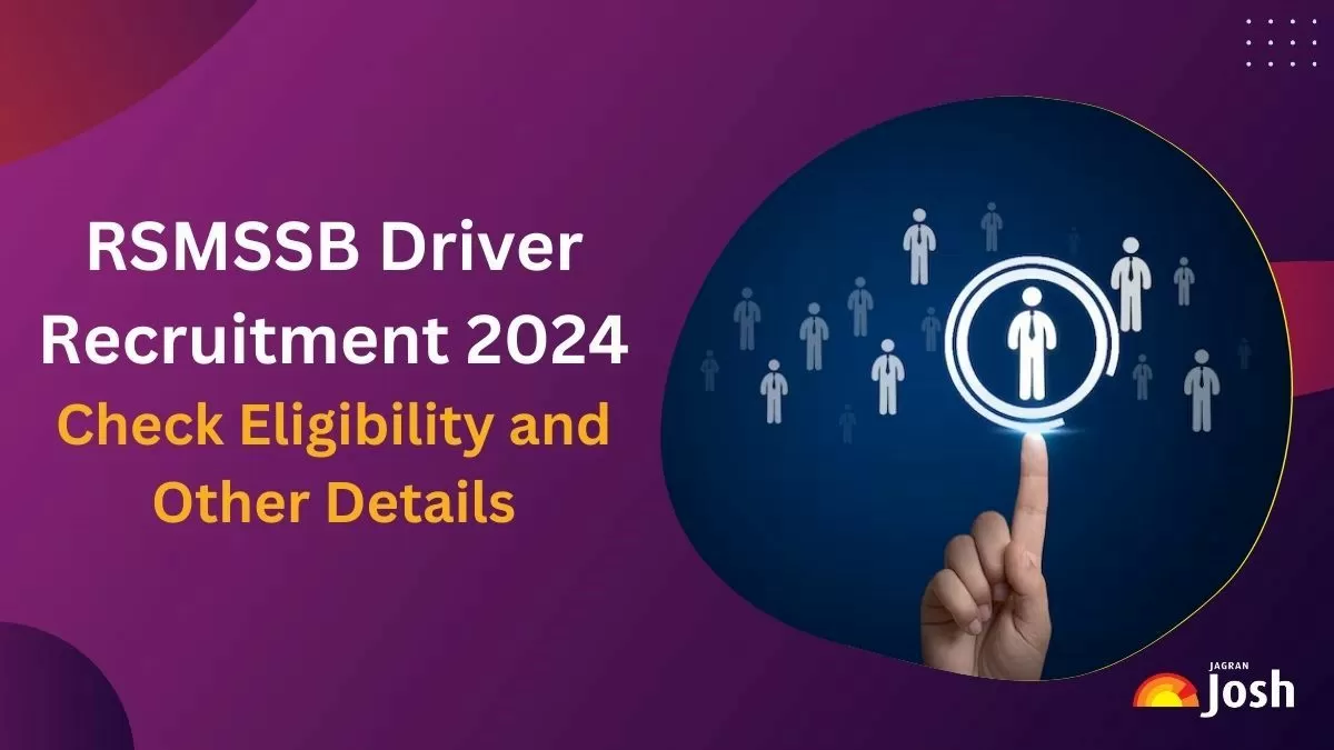 RSMSSB Driver Recruitment 2024