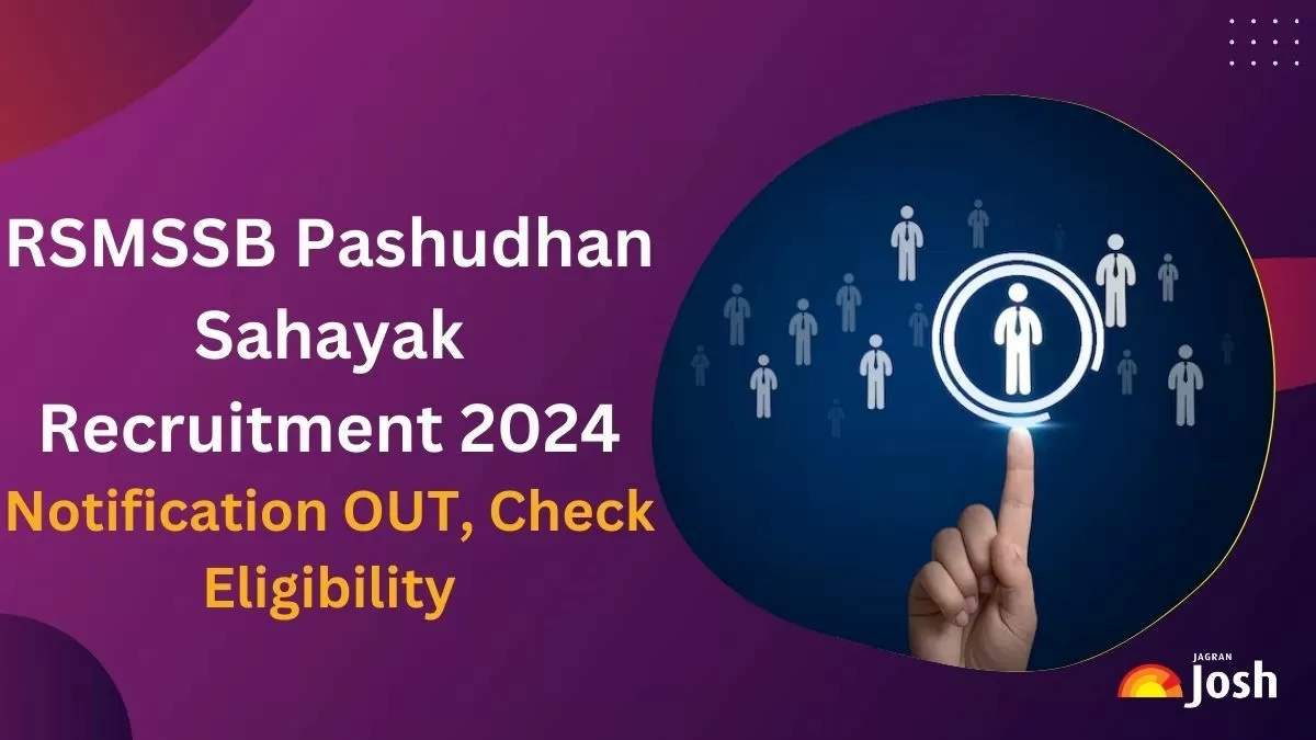 RSMSSB Pashudhan Sahayak Recruitment 2024