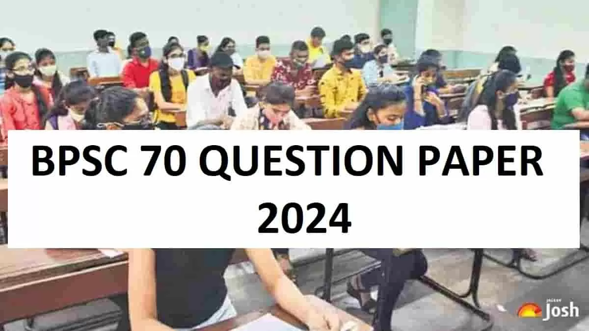 BPSC 70th Question Paper 2024 Download