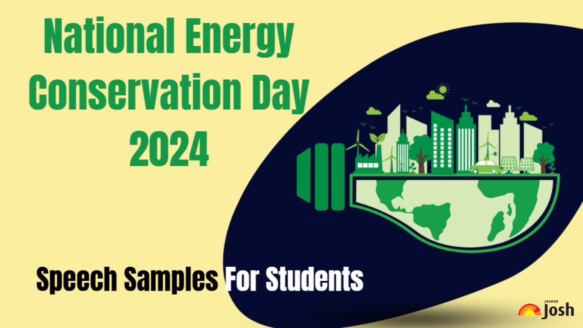 National Energy Conservation Day 2024 in English Speech For Students