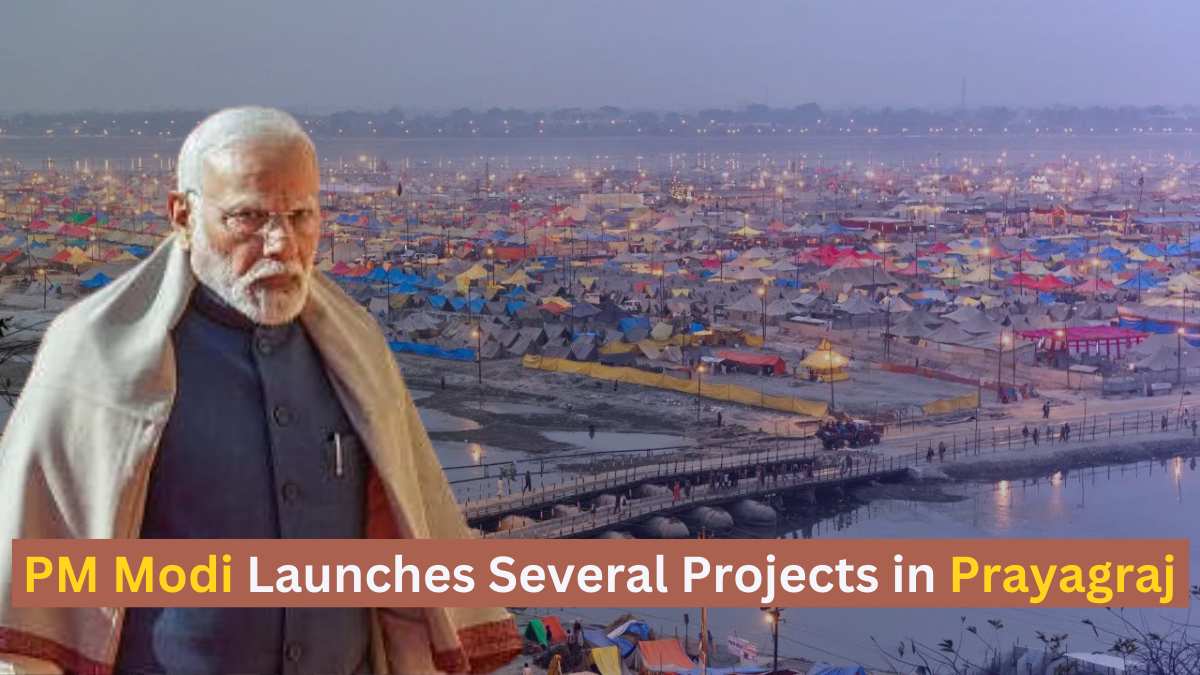 PM Modi in Prayagraj: Unveils Project Worth ₹5,500 Crore for Mahakumbh 2025