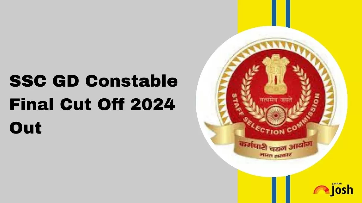 SSC GD Cut Off 2024, Download Constable Final Cut Off PDF Here
