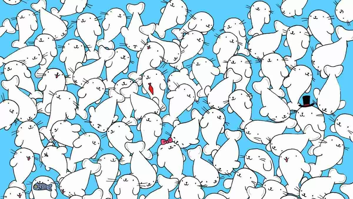 Spot the marshmallow. 