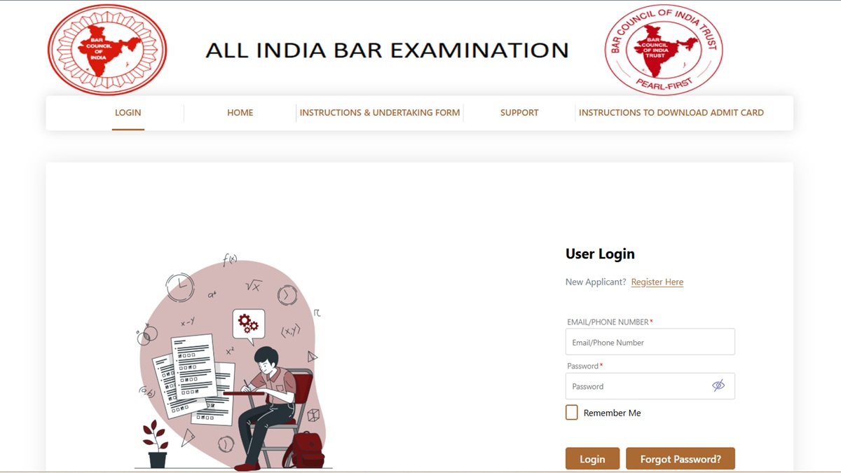 AIBE 19 Admit Card 2024 OUT at allindiabarexamination.com