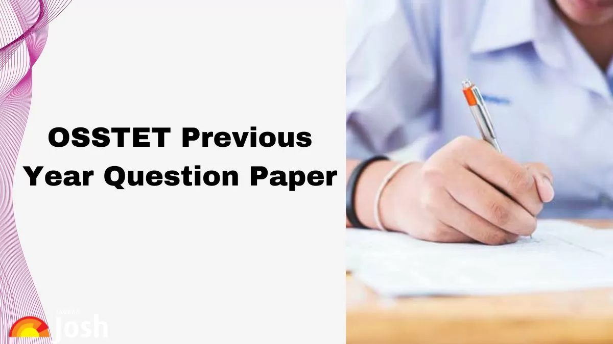 OSSTET Previous Year Question Paper PDF Download