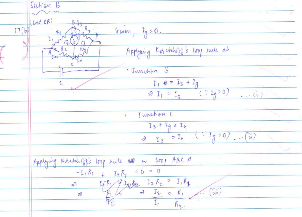 CBSE Class 12 Physics Topper Answer Sheet 2025: Model Answer Paper by ...