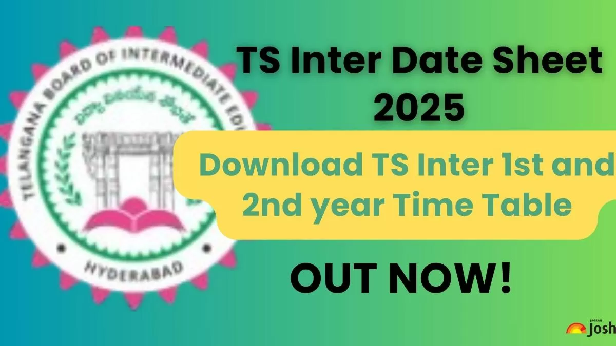 TS Inter 1st and 2nd Year Exam Schedule 2025 Download.