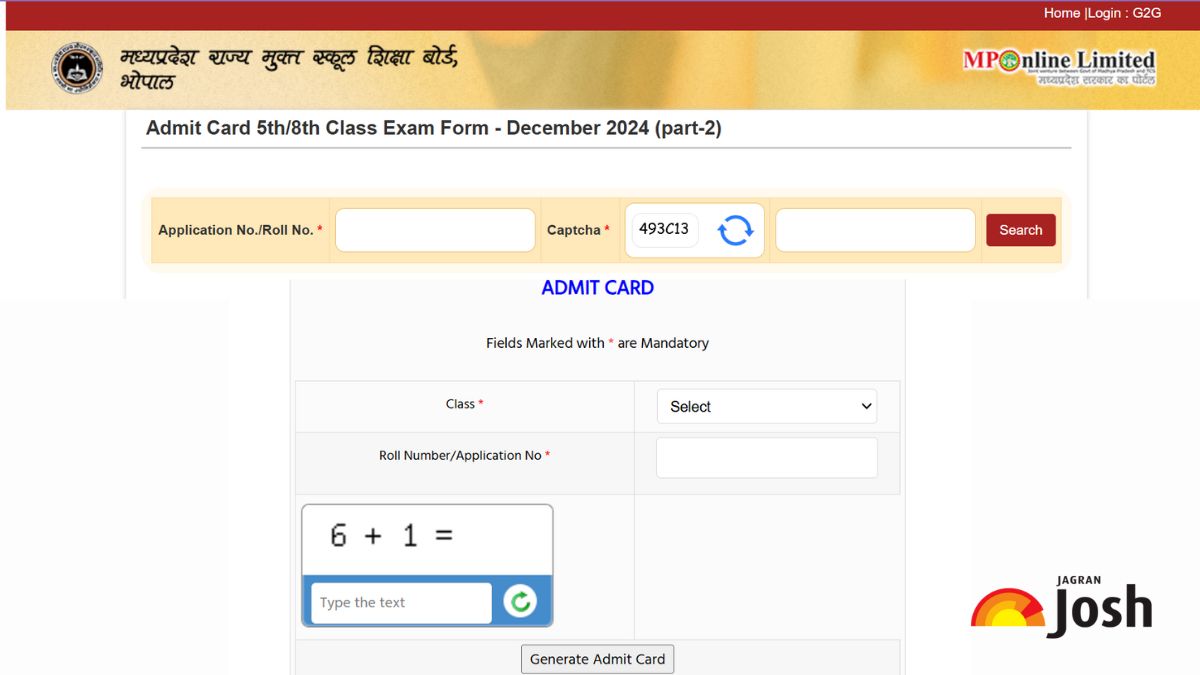 MPSOS 5th 8th, Madarsa 10th 12th Admit Card 2024 OUT: इस DIrect Link से डाउनलोड करें दिसंबर परीक्षा एडमिट कार्ड