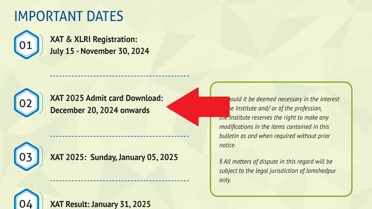 XAT 2025 Admit Card Today, Download Hall Ticket at