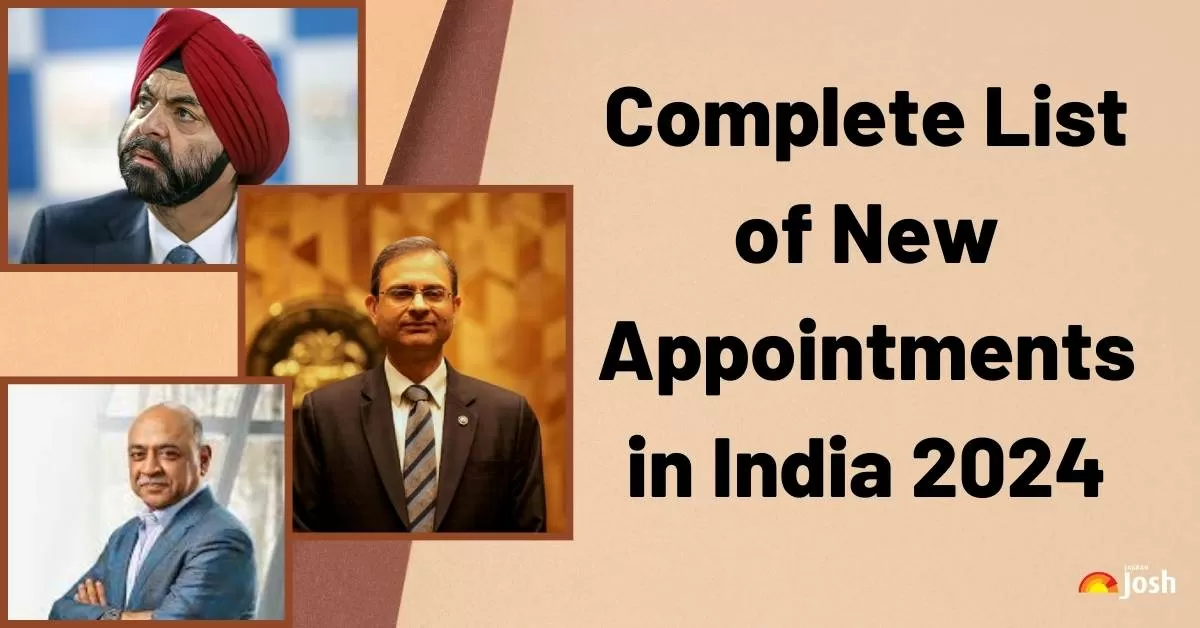 Complete List of New Appointments in India 2024