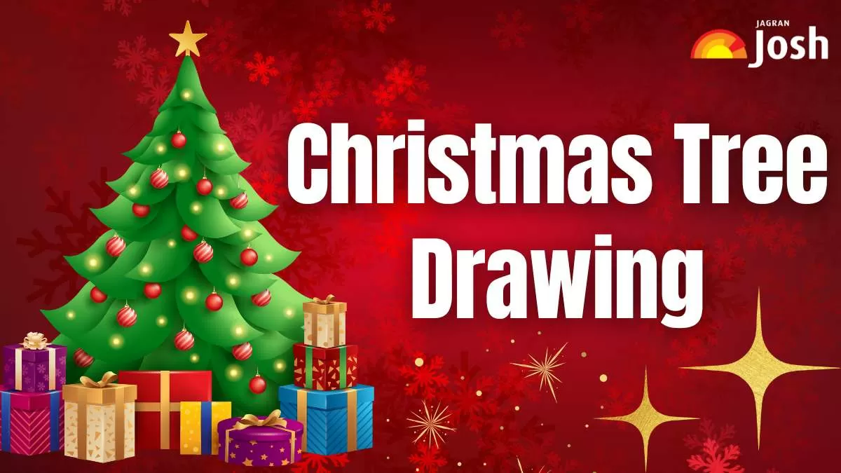 Christmas Tree Drawing Ideas for School Competitions