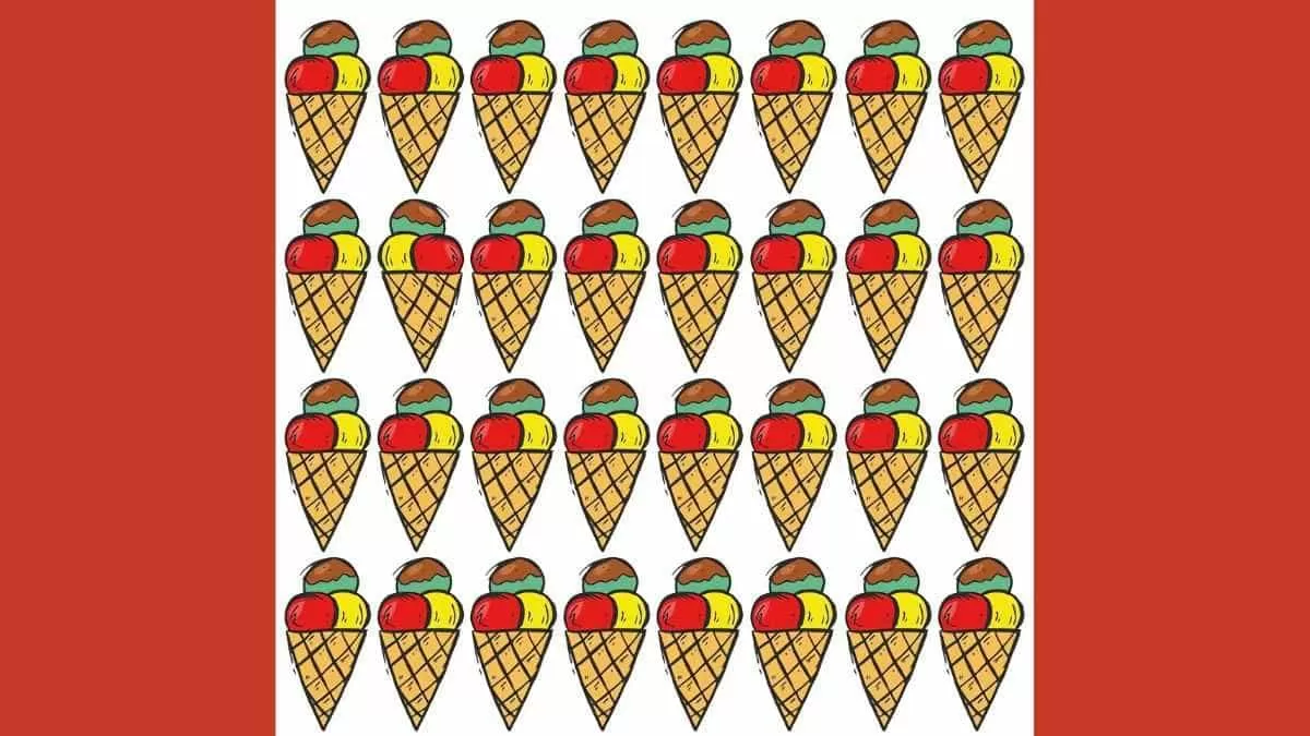 Find the different ice cream