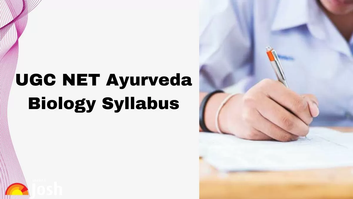 UGC NET Ayurveda Biology Syllabus PDF Download 