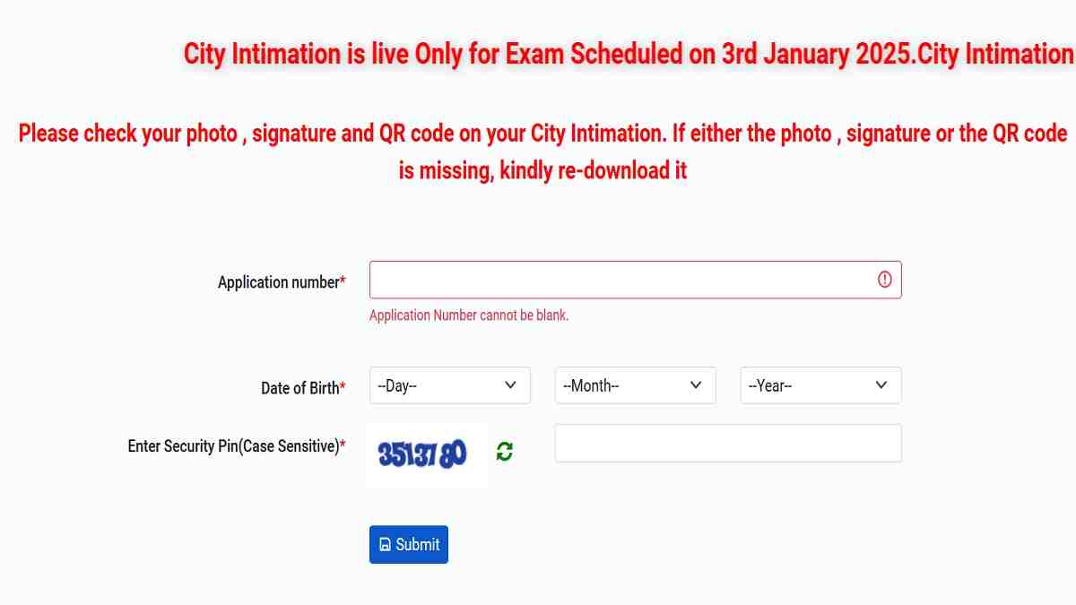 UGC NET December City Slip 2024 Out for 3rd Jan Exam at nta.ac.in, Direct Link to Download Here, Check Admit Card Update