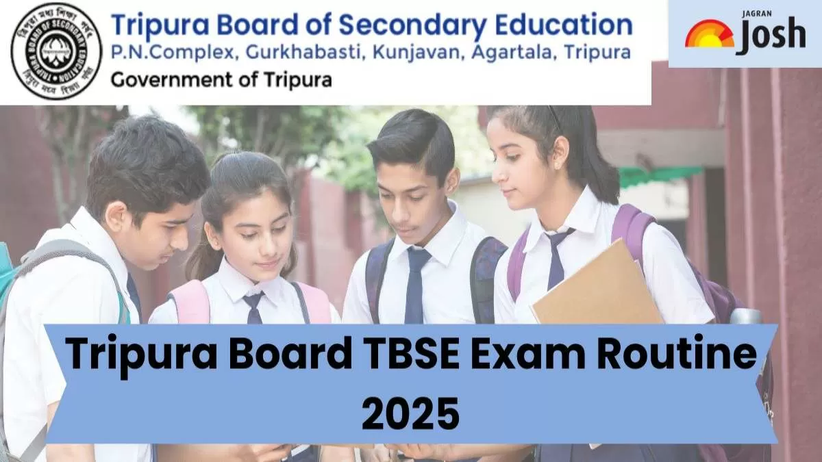 TBSE Exam Routine 2025