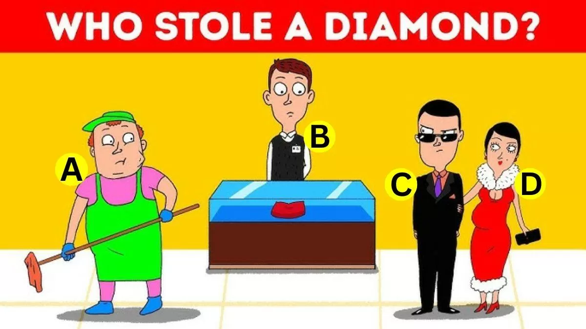 Spot who stole the diamond.