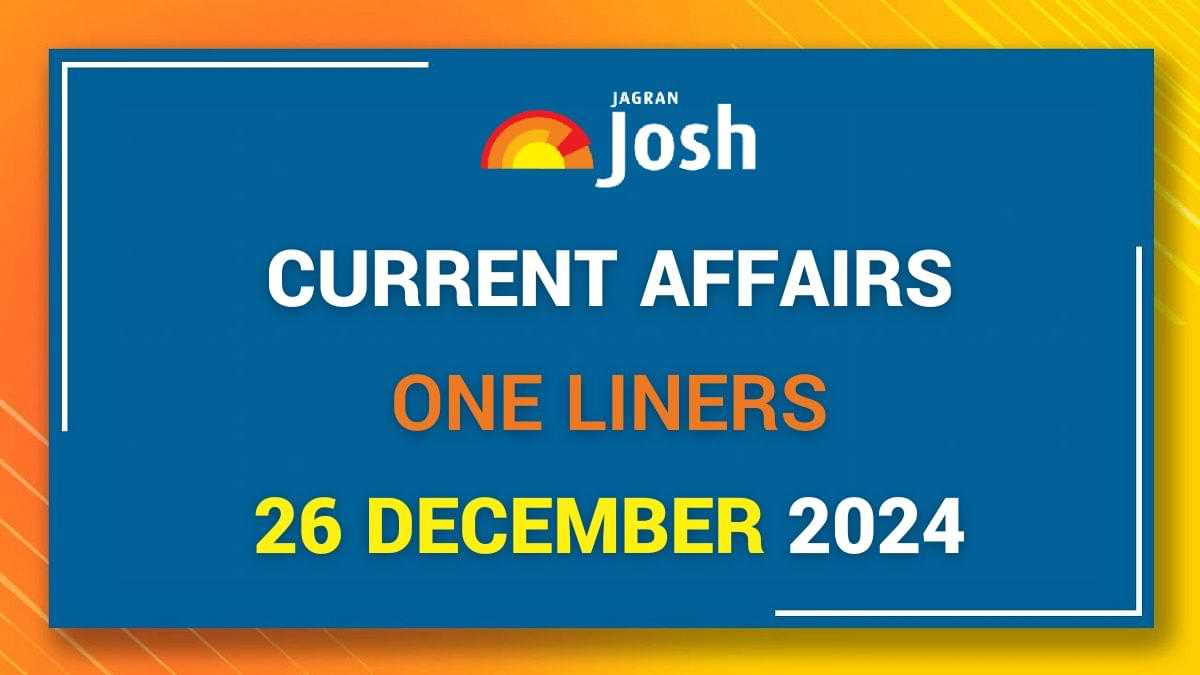 Current Affairs One Liners 26th December 2024: New Chairman of National Human Rights Commission