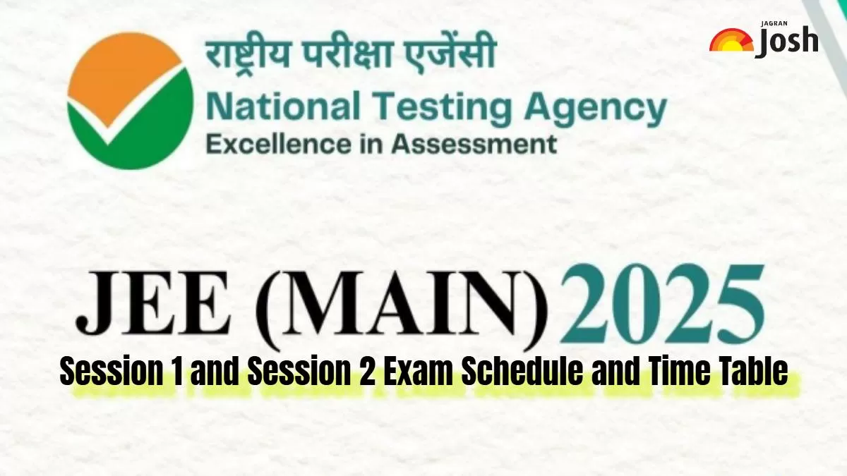 NTA JEE Main Exam Date 2025.