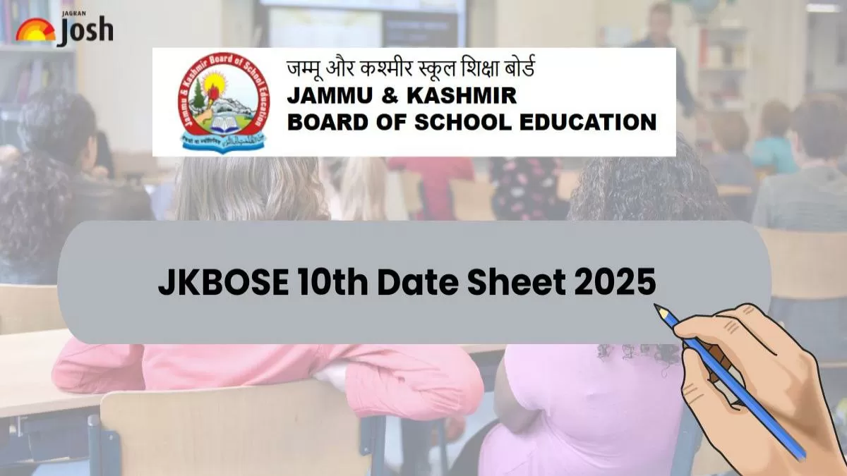 JKBOSE 10th Date Sheet 2025