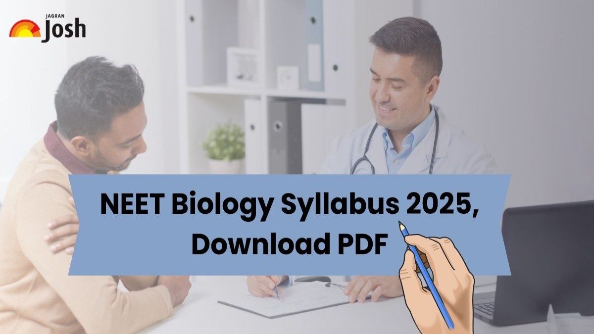 NEET Biology Syllabus 2025 Download PDF