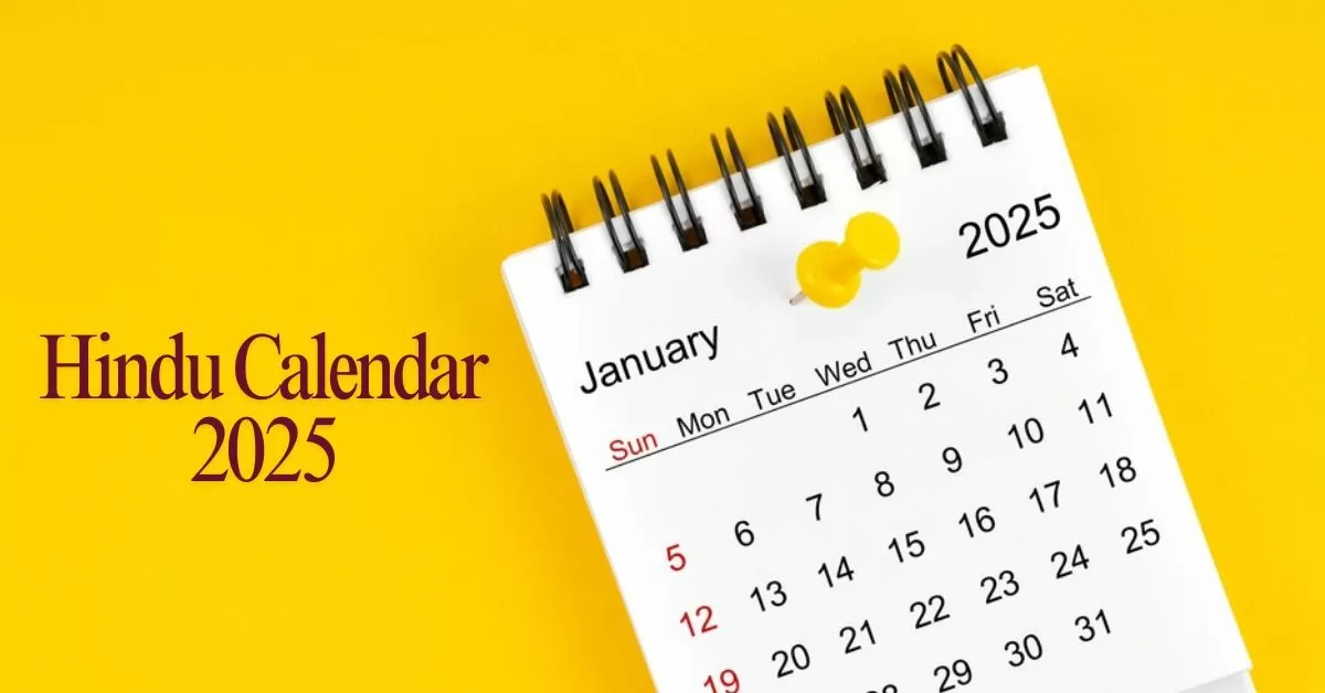 Hindu Calendar 2025 with Holidays and Festivals List, Download PDF