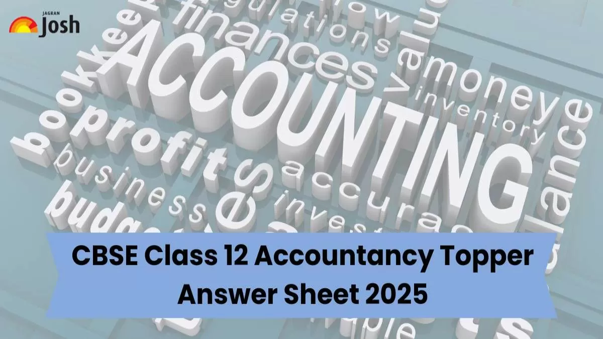 CBSE Class 12 Accountancy Topper Answer Sheet 2025