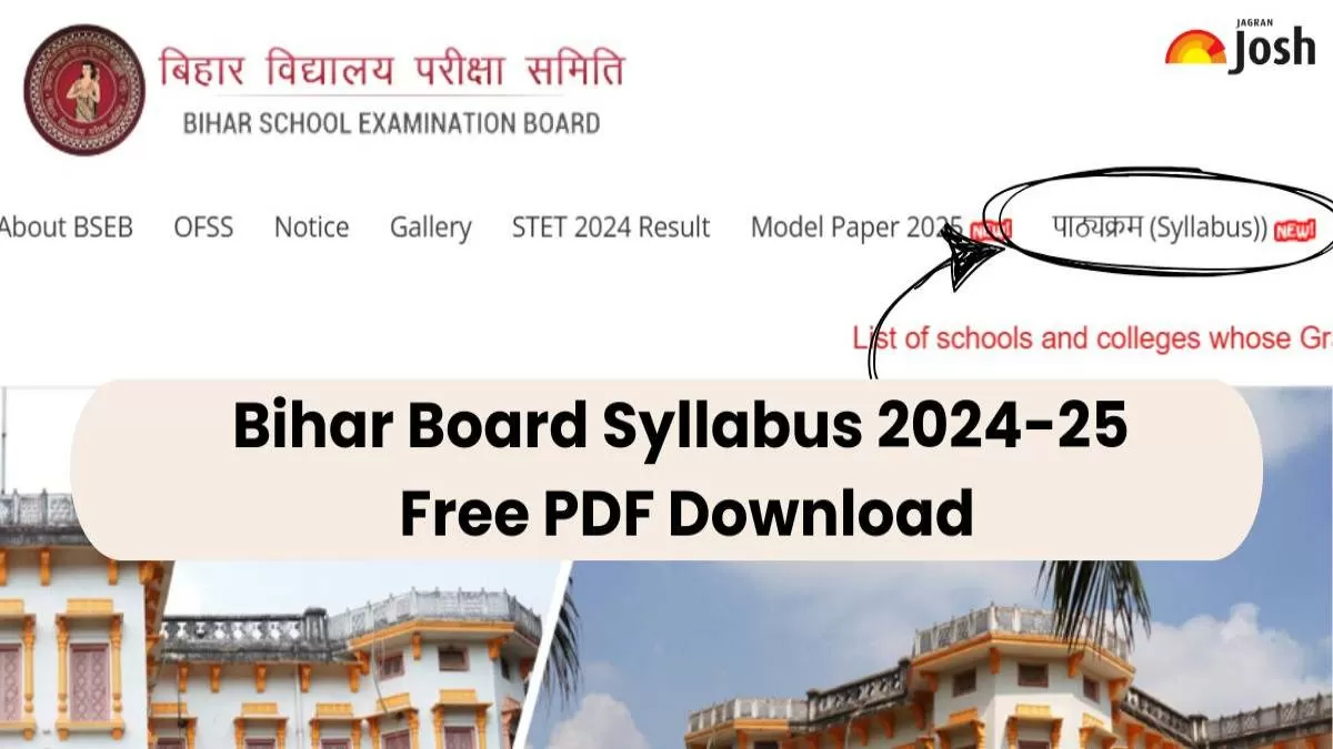 Get here BSEB Bihar Board Syllabus 2024-2025 PDF Download.