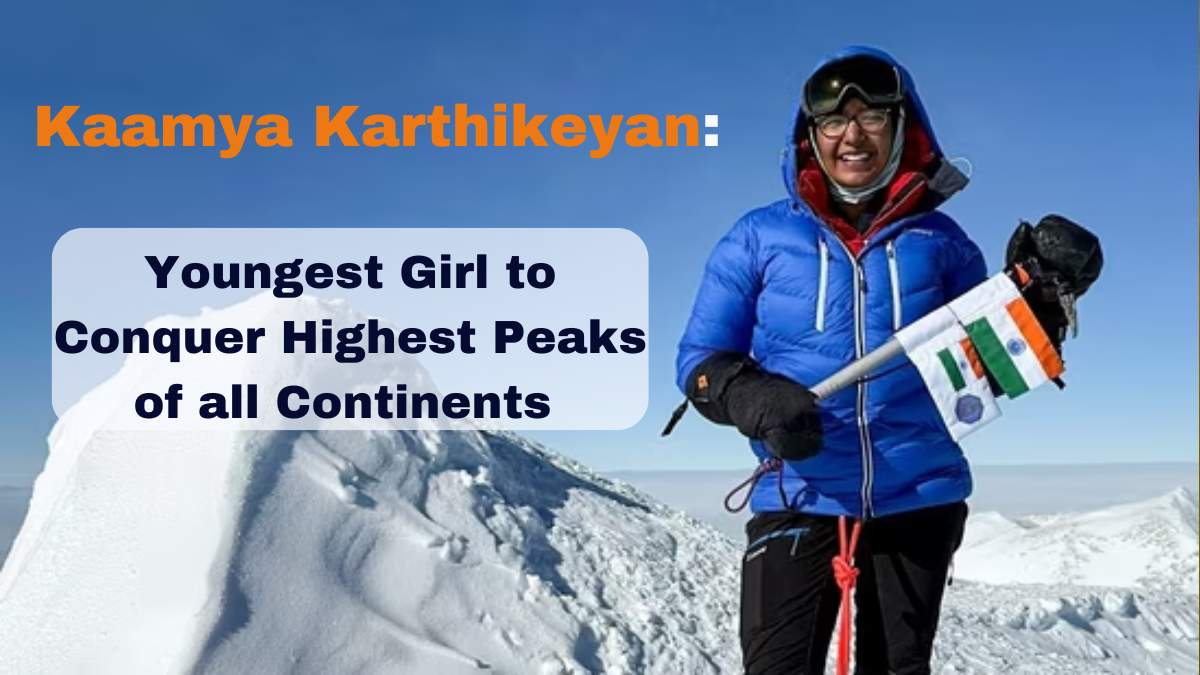 When Kaamya Karthikeyan climbed Mount Everest, she was sixteen years old.
