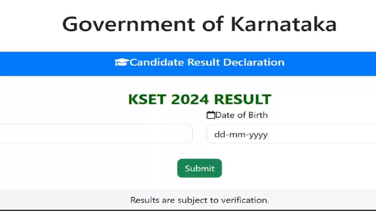 Get all details about KSET Result 2024 here 