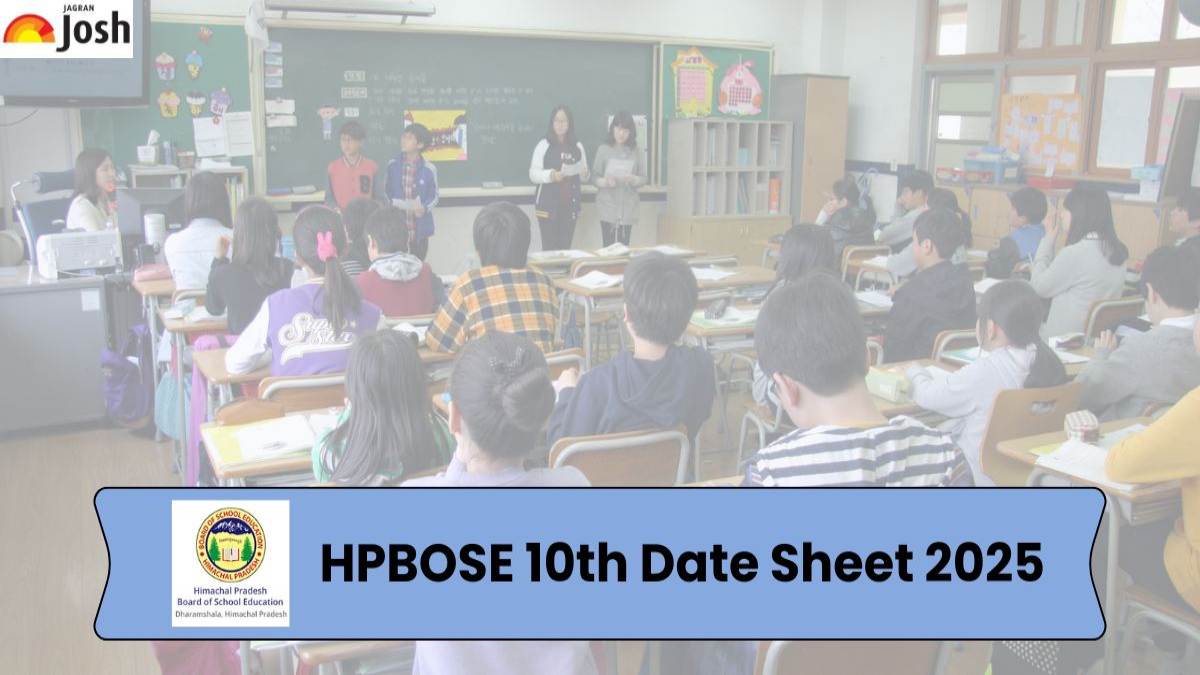 HPBOSE 10th Exam Date 2025 Download The Himachal Pradesh Board Class