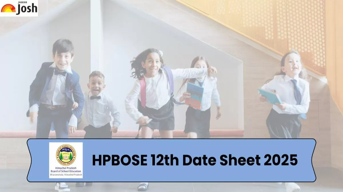 HPBOSE 12th Date Sheet 2025