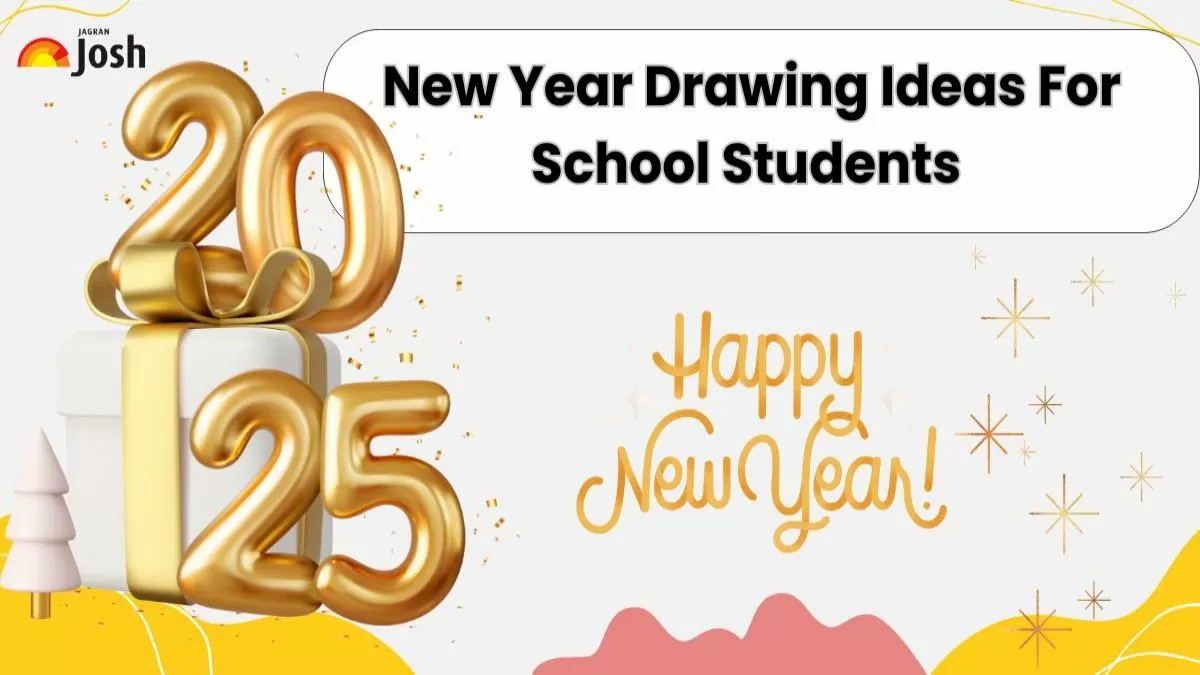 New Year Drawing Ideas For School Students