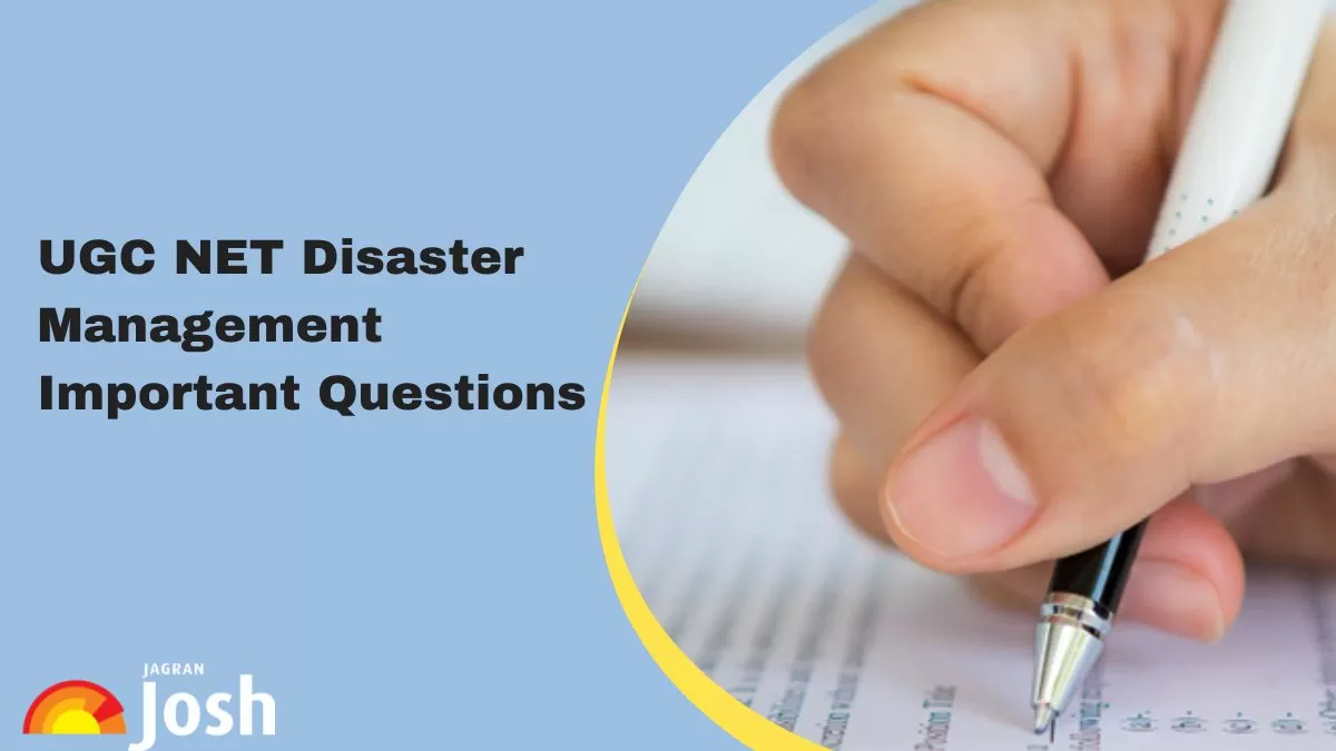 Important Disaster Management Questions and Answers for UGC NET December 2024