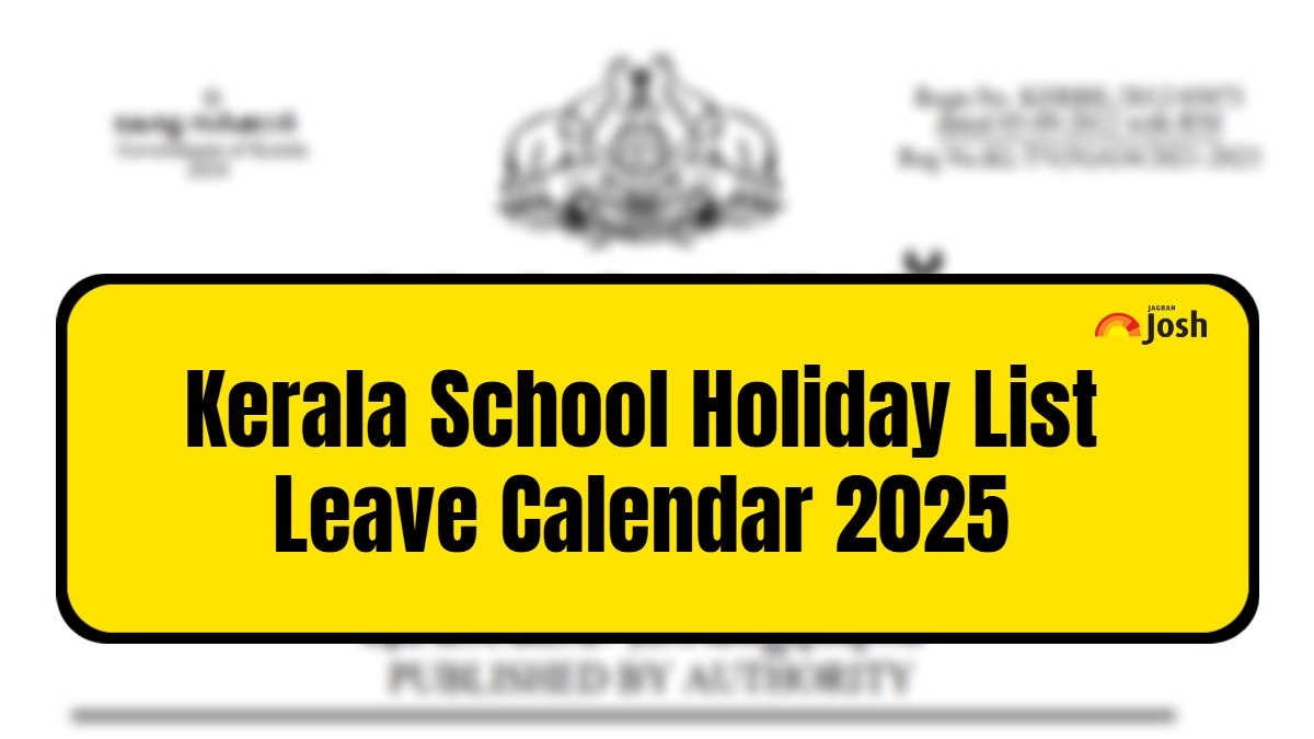 Kerala School Holiday and Calendar List 2025, Download PDF