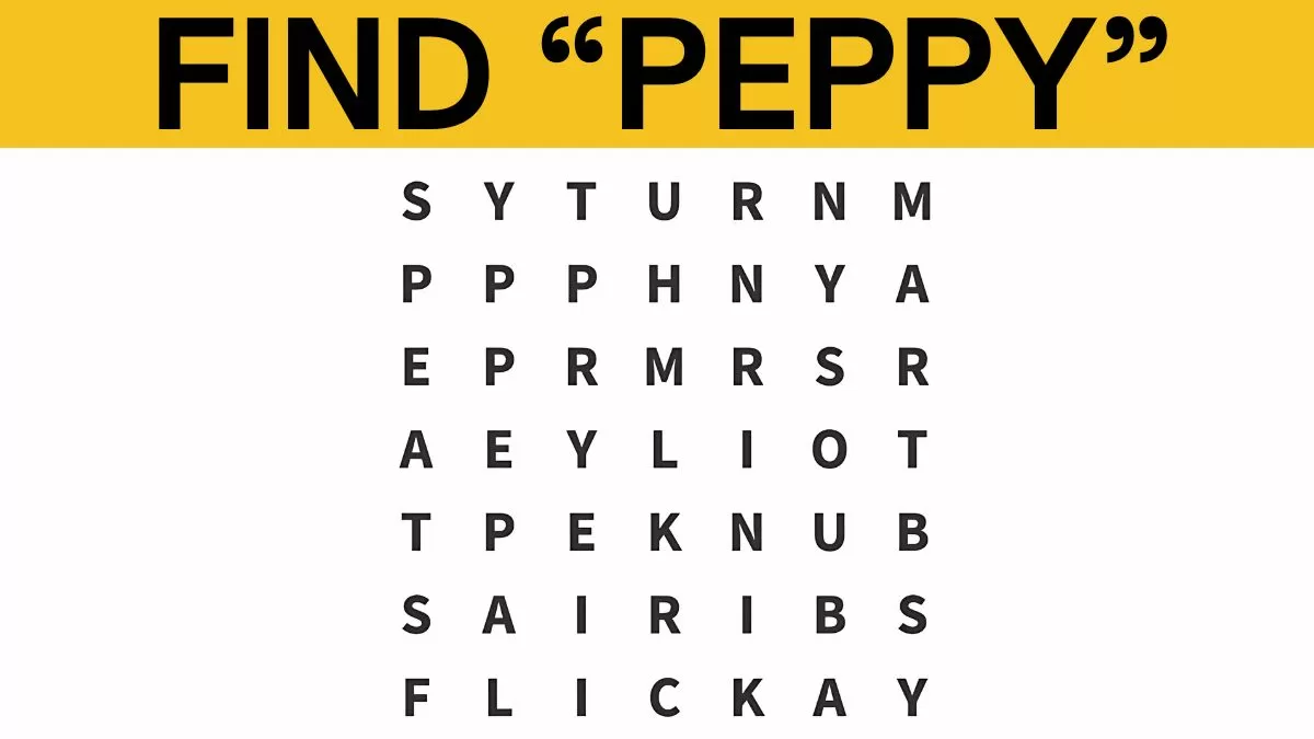 Find "PEPPY"