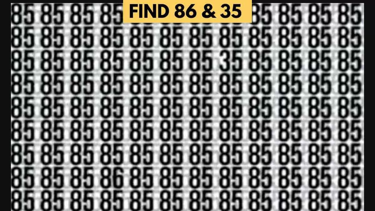 Find 86 and 35