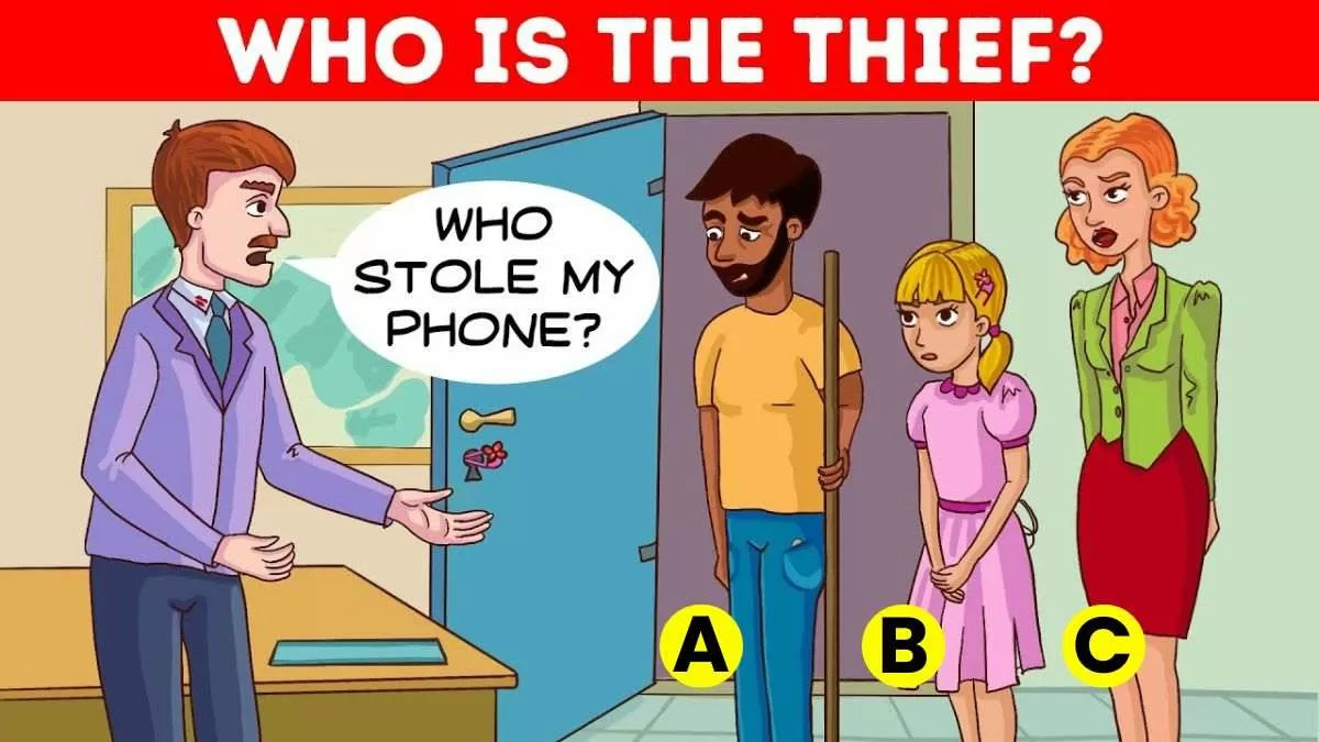 Spot the thief.