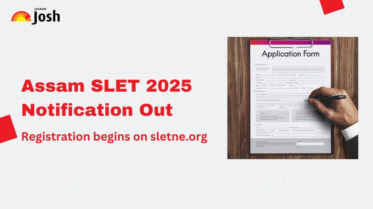 Assam SLET Notification 2025 Released: Apply Online till December 15, Check Eligibility, Exam Date and Other Details