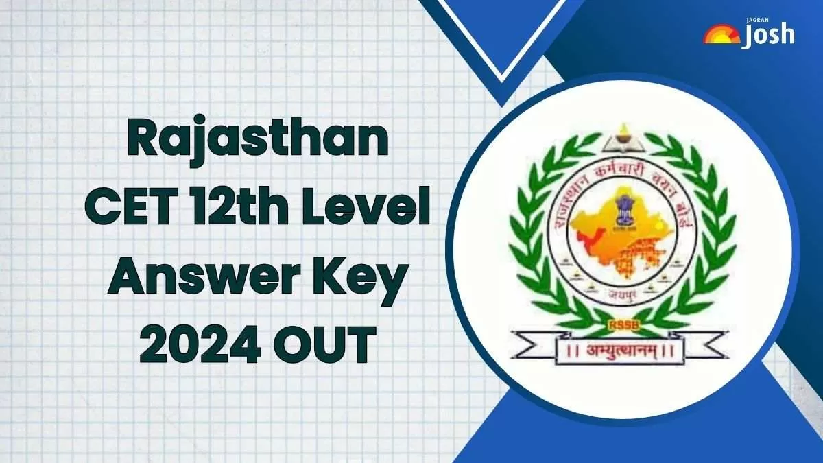 RSMSSB CET 12th Level Answer Key 2024 PDF डाउनलोड करें।