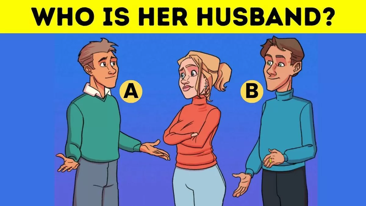 Spot who is her husband.