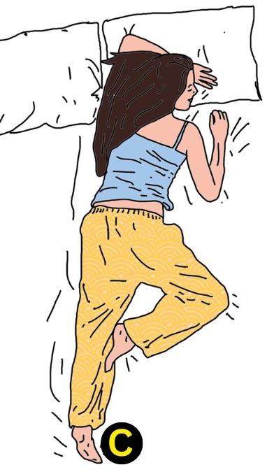 sleeping on stomach personality traits