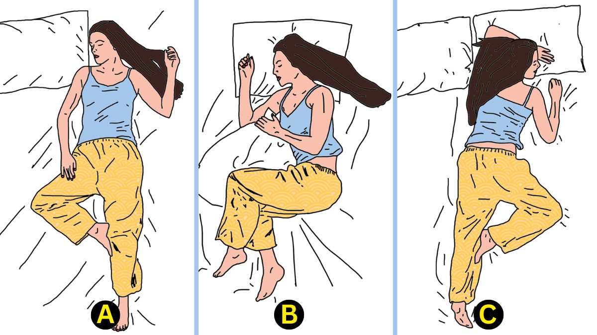 sleeping position personality test