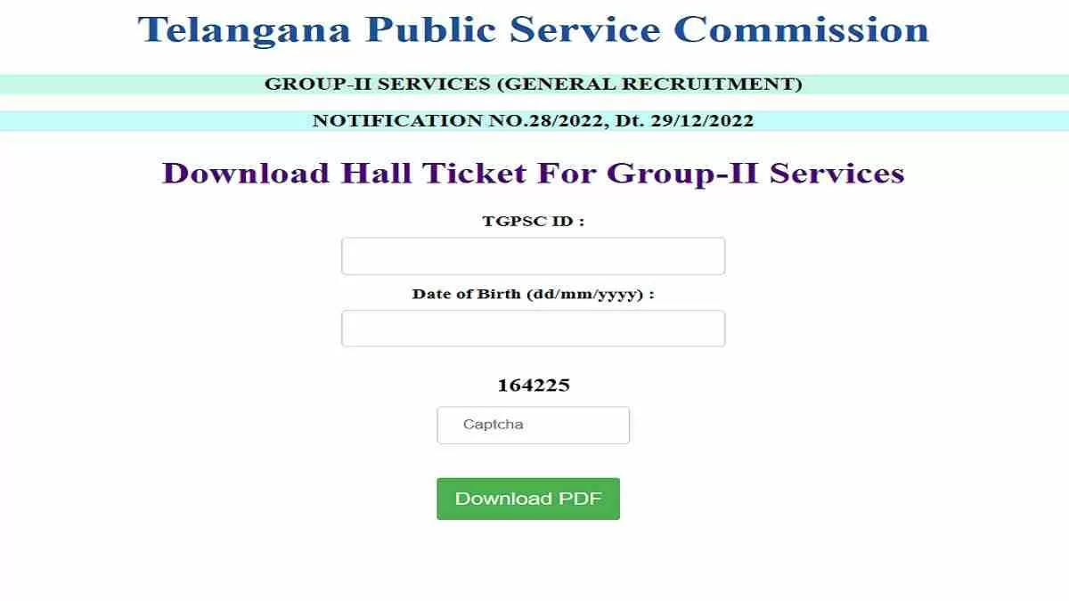 Get the direct link to TSPSC Group 2 Hall Ticket 2024 here